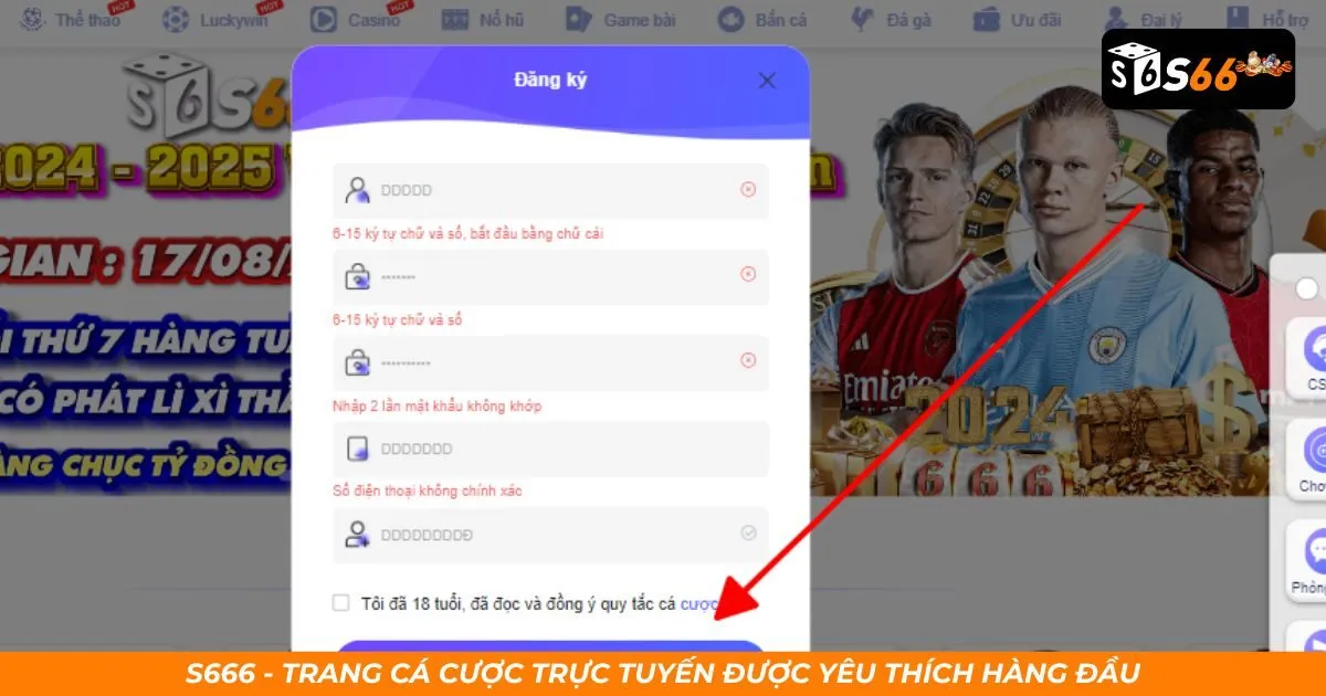 Các bước đăng ký S666 an toàn và hiệu quả